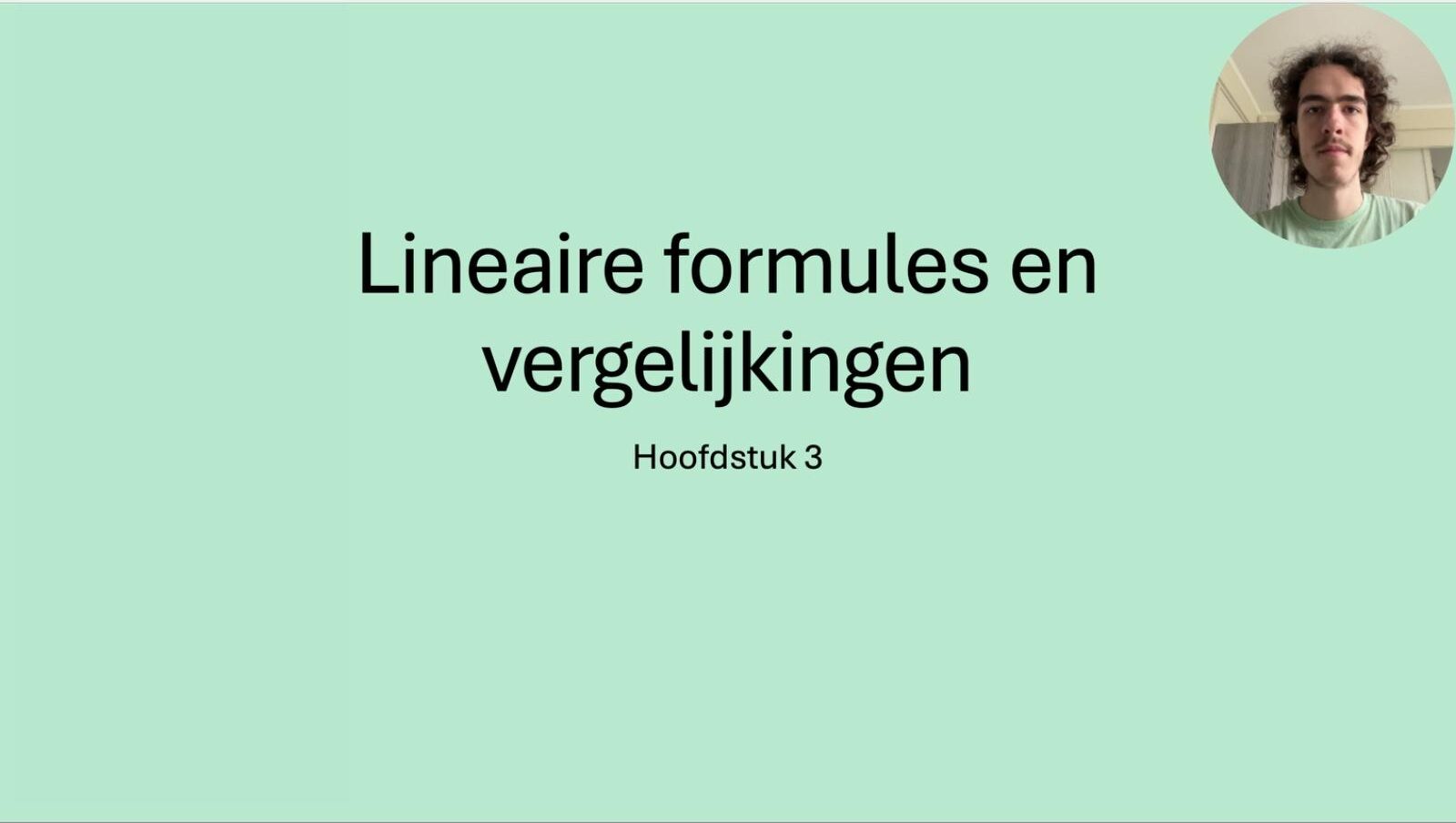 grafieken en lineaire formules, formule van een lijn, balansmethode