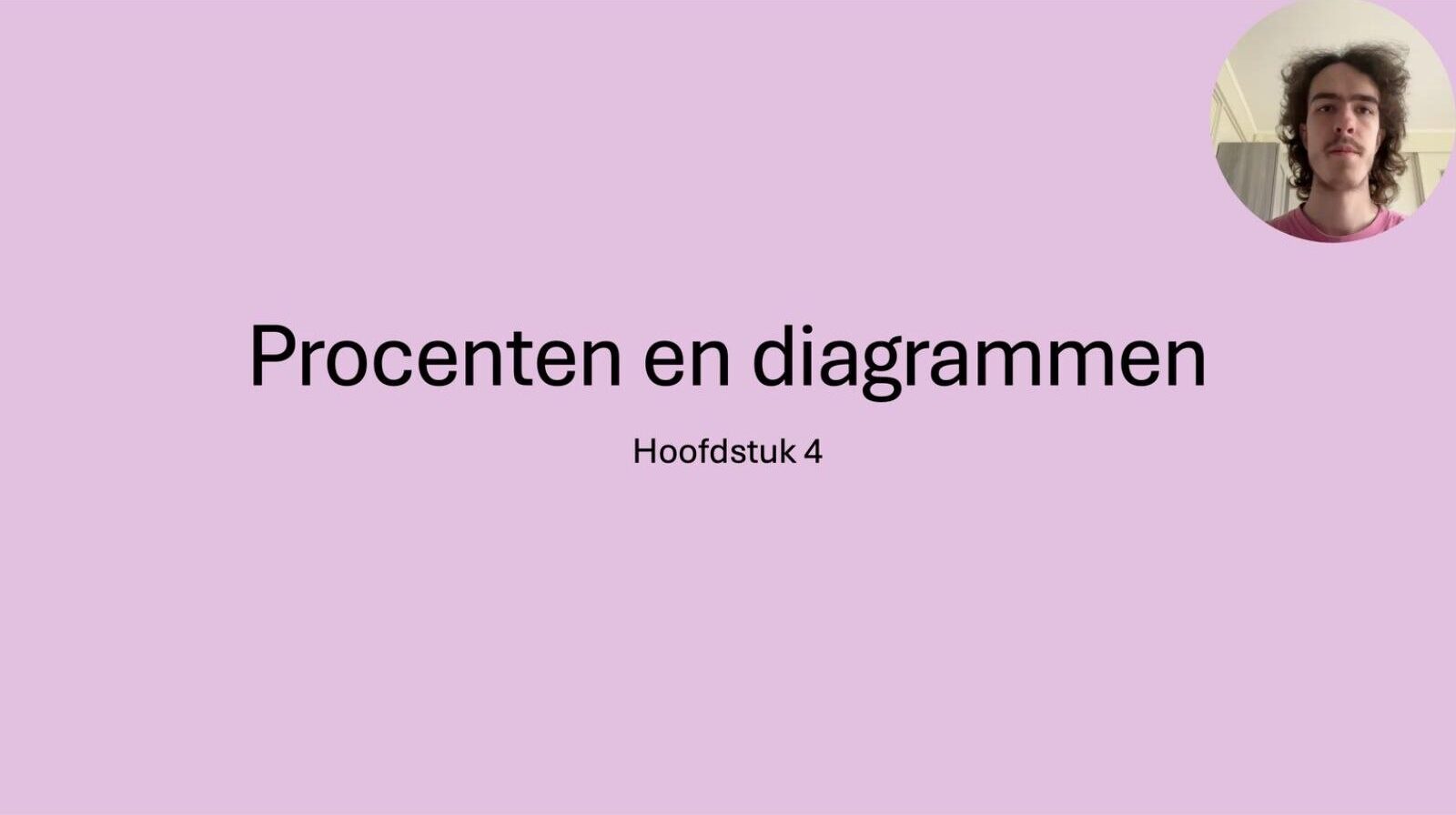 rekenen met procentuele toe- en afname, procentuele verandering, staafdiagram, lijndiagram, cirkeldiagram